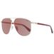 BMW Sunglasses BW0030 6133L Pilot Gold-colored Metal Men's