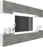 B BELINI GROUP BELINI Wandmeubel Milano 4 300 cm Grijs Mat