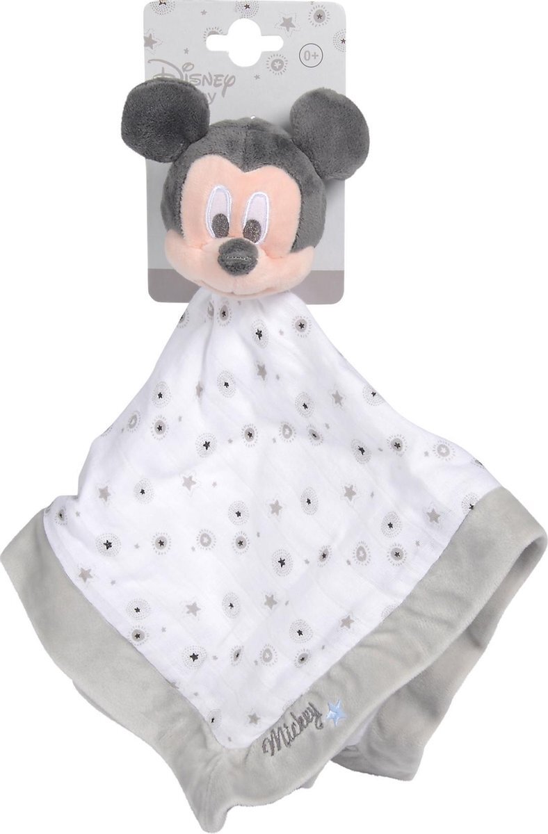 Disney Disney - Mickey - Grote knuffeldoekje - 40 cm - Alle leeftijden - Babygeschenk - Kraamcadeau - Knuffeldoek