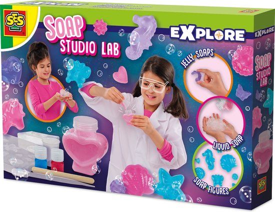 SES Creative Soap Studio Lab - Zelf zeep maken set voor kinderen