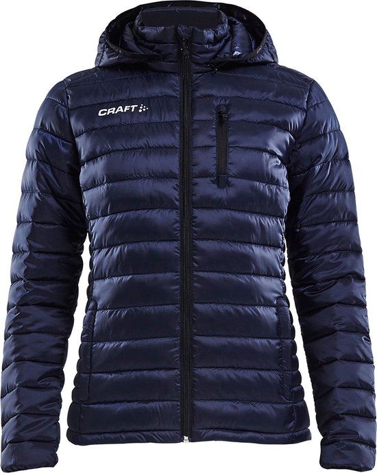 Craft Isolate Donsjas Met Kap Dames - Marine - XS