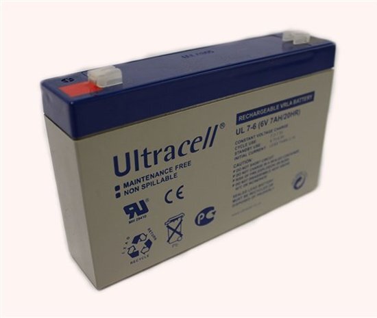 Ultracell VRLA/Leadbattery UL 6v 7000mAh