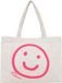 Fritzi aus Preußen shopper schoudertas Easy 01 Limited Smile Canvas Shopper Sand crème
