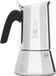 Merkloos Cafetière en expresso en acier inoxydable Convient à toutes les sources de chaleur - 10 tasses (460 ml) - Aluminium - Argenté