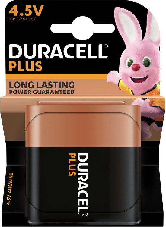 Duracell Plus Power MN1203 4.5V Alkaline Batterij
