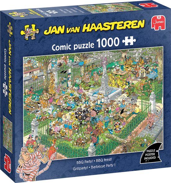 Jan van Haasteren BBQ Feest! Legpuzzel - 1000 stukjes