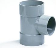 DYKA Verloop T-stuk 3x lijmmof 90° PVC keurmerk BRL52100 50 x 40mm