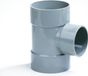DYKA Verloop T-stuk 3x lijmmof 90° PVC keurmerk BRL52100 50 x 40mm