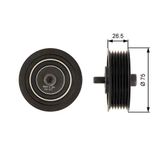 Gates T36262 omkeer-/geleiderrol, V-riem