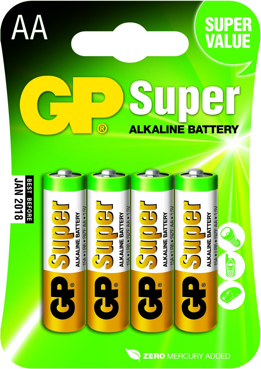 GP Batteries Super Alkaline AA