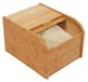 Conteneur à riz en bois pour 5-15 kg de riz avec couvercle