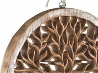 DKD Home Decor Ophangdecoratie Natuurlijk Wit Hout 20 x 2,3 x 60 cm
