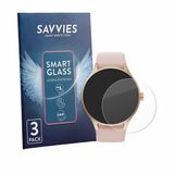 Savvies 3 Stuks Screenprotector - Geschikt voor Woneligo Smartwatch 1.57" - Transparant