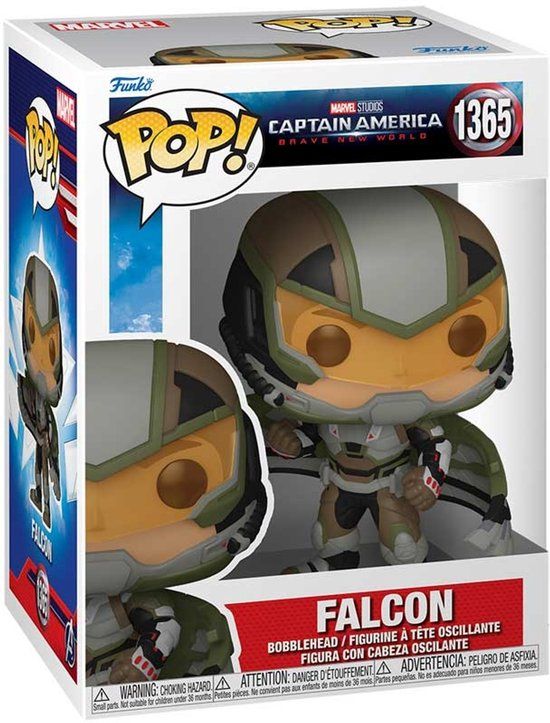 Funko Captain America Brave New World - Falcon vinylfiguur 1365 Unisex Funko Pop! - meerkleurig - Standard