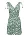 ONLY Zomerjurk 'ONLFERNANDA' groen / wit
