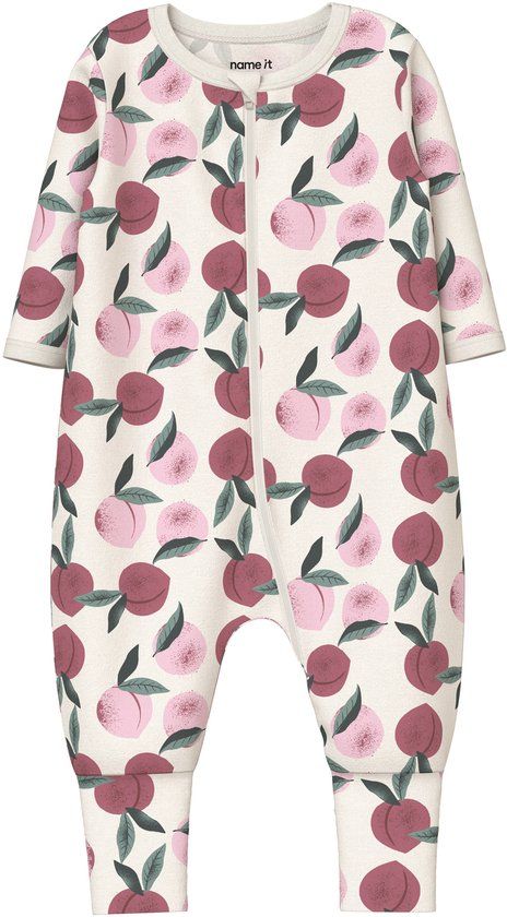 NAME IT NBFNIGHTSUIT ZIP FF PEACHE NOOS Baby Pyjamas