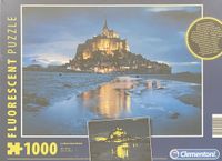 Clementoni Puzzel fluorescente 1000 Le mont Saint-Michel