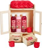 BRUBAKER Cosmetics Bad en Verzorgingsset in Houten Kastje - Veenbessen Cadeauset 10 Delen