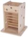 Kerbl Pet Hooi- en Groentetoren, 24x24x30 cm, Hooiruif, Groentetoren, natuurlijk Hout, Konijnen, Hazen, Kleine Dieren