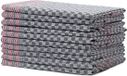 Amago SnelShoppen - 100% Katoenen Universele Doekjes 50 x 100 cm - Antraciet - 10 Stuks
