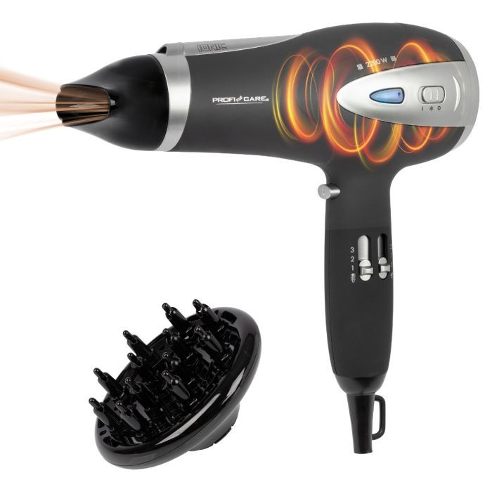 ProfiCare HTD 3113 - Hair Dryer - 2200W - Black