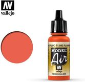 Vallejo Model Air Fluorescent Red Acrylverf - 17 ml