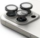 Ringke Frame Glass - Camera Protector Geschikt voor Apple iPhone 16 Pro / 16 Pro Max - Case Friendly - Tempered Glass voor Camera Lens Zwart - 2-Pack