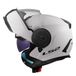 LS2 Motorhelm Modulaire SCOPE II SOLID Gloss White, XL
