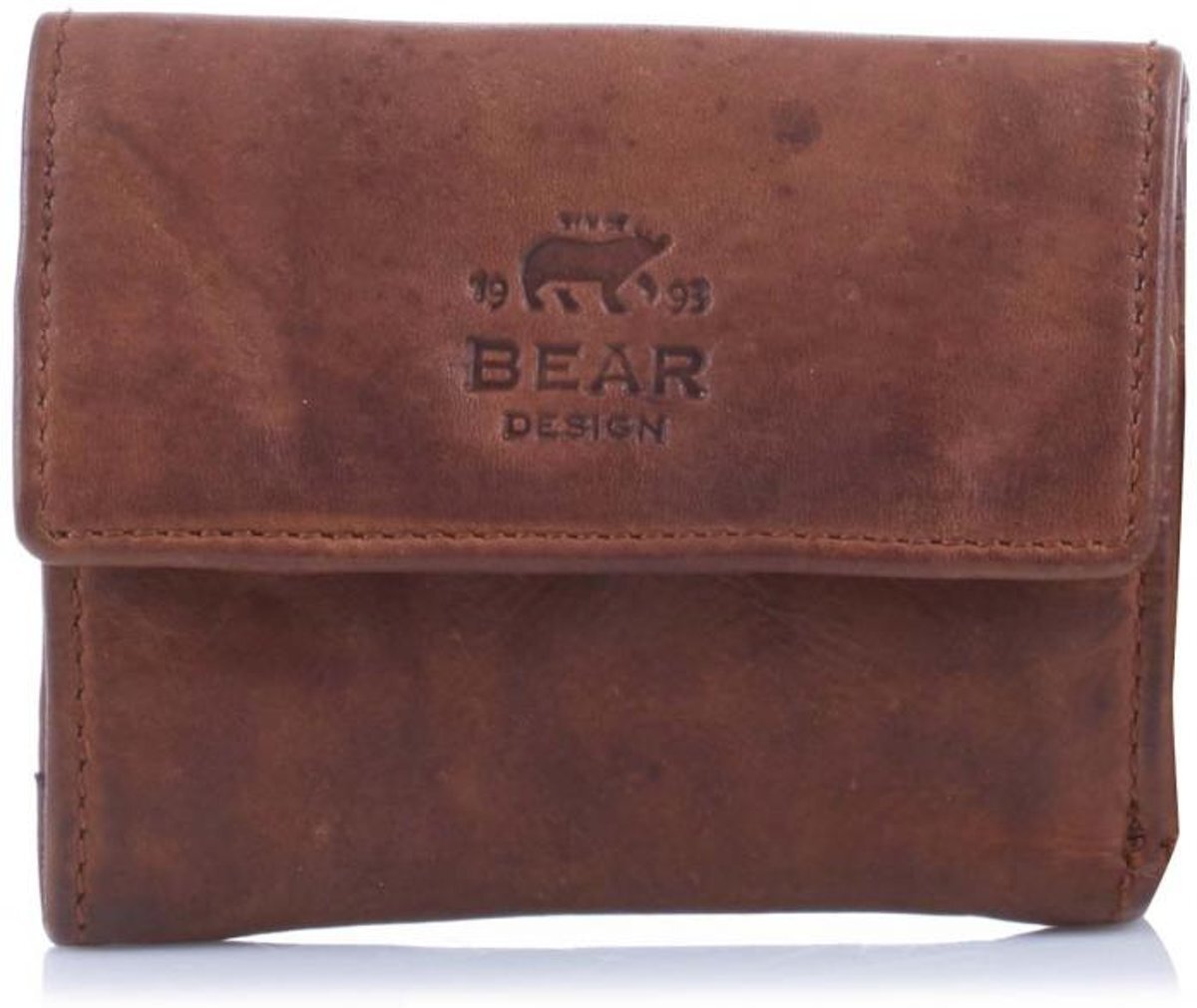 Bear Design Bear Design Cow Lavato wallet 14618 cognac