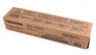 Toshiba T-281CEY - Gele toner - 10000 pagina's - e-STUDIO/281C/351E/451E