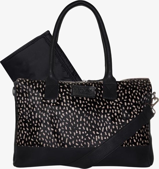 Mozz Bags Wild Ones Luiertas Black Dots Reverse zwart, wit