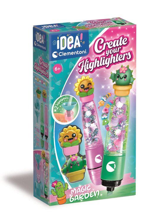 Clementoni Create Your Highlighters Magic Garden
