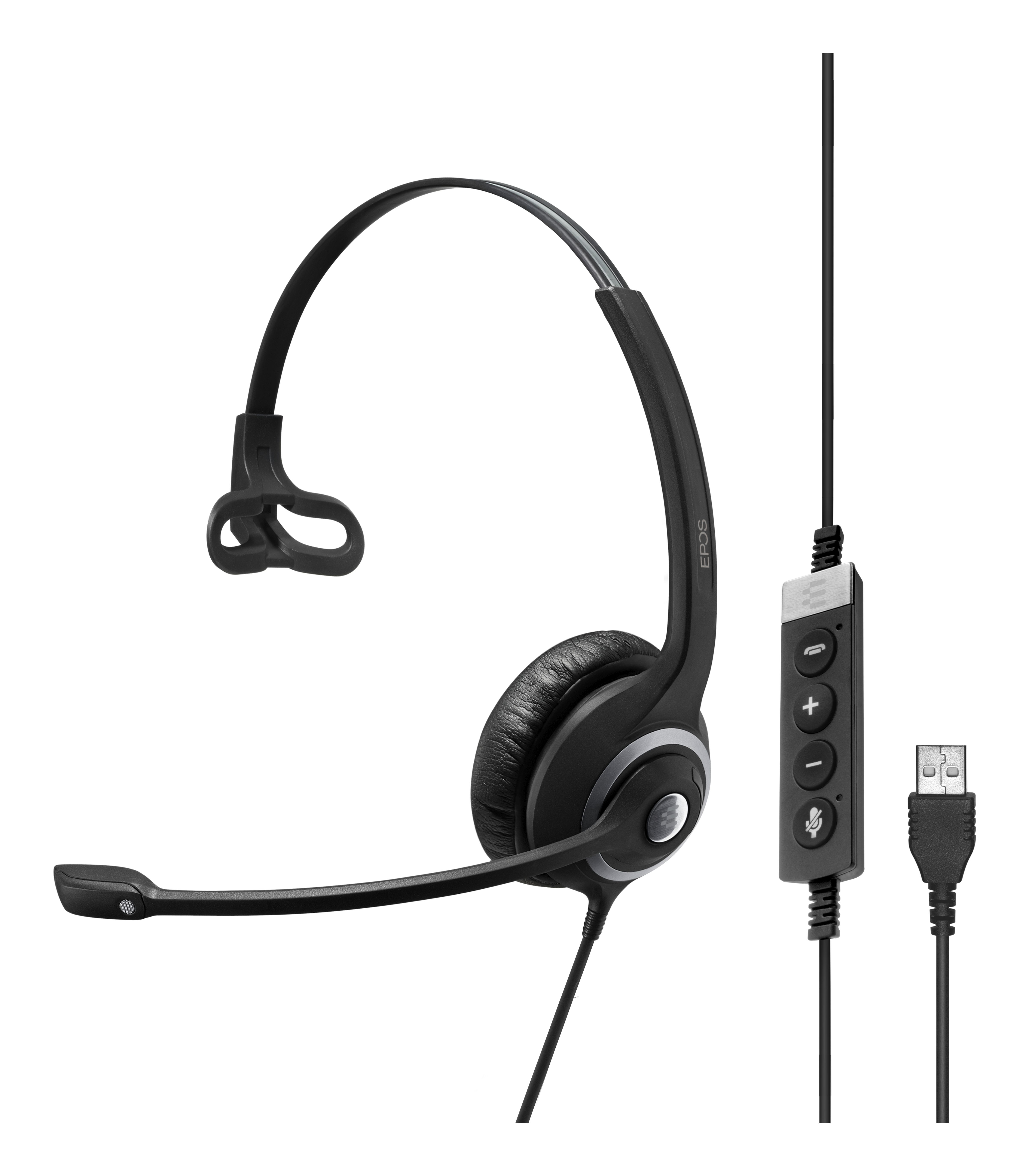 EPOS IMPACT SC 230 USB MS II - On-Ear Headset - Mono - USB - Black