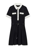 GUESS Jurk 'Claudie' zwart / wit