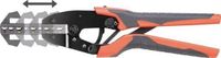 TOOLCRAFT PZ-500 Krimptang Zonder krimpinsert, Met systeemkoffer