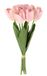 Real-Touch Kunsttulpen, 35 cm, 7 stuks, lentedecoratie, donkerroze