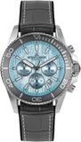 Jacques Lemans Chronograaf Liverpool Diver Heren Polshorloge Blauw/Grijs