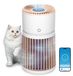 Purificateur d'air pour animaux de compagnie, avec filtre H13, adapté aux pièces jusqu'à 325 m², équipé d'un capteur PM2.5