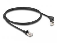 DeLOCK 80287 Netwerkkabel Zwart 1 m Cat6a S/FTP