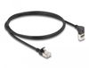 DeLOCK 80287 Netwerkkabel Zwart 1 m Cat6a S/FTP