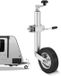 VEVOR Steunwiel, Draagvermogen tot 150 Kg, Neuswiel In Hoogte Verstelbaar van 550–780 mm, Aanhangerwiel, Aanhangersteun met enkel Wiel en Ergonomische Handgreep, Geschikt voor Aanhangers, Caravans en Boten