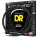 DR Strings Black Beauties BKB5-40 Extra Black Beauties 5-String Bass Guitar Strings, 40-120