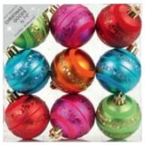Inge‘s Christmas Decor 81074G136 kerstornament Kerstbal Meerkleurig 9 stuk(s)