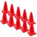 Cônes d'entraînement - Pylône - 17 cm - Rouge - Jeu de 10