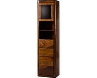 MASSIVMOEBEL24 Armoire TORONTO #211 brun foncé 50 x 193 x 35 cm