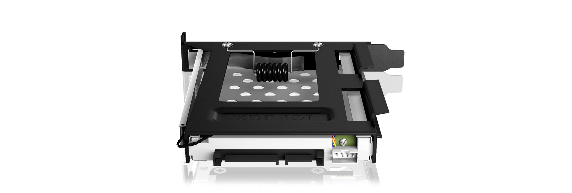 ICY BOX IB-2207StS - Drive bay panelen - Zwart