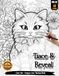 Coloria-Ink Tracing Book: Charming Cute Cat Masterpieces for Stress-Free Artistic Expression: Reverse Coloring Book for Anxiety Relief Enthusiasts | ... A Unique Artistic Gift for Cat Lovers(VOL-1)