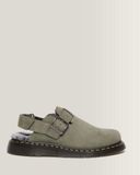 Dr. Martens Mules Jorge II en Fourrure Synthétique en Gris, Taille: 41