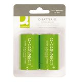 Q-CONNECT Wegwerpbatterij Alkaline D 2 stuks