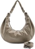 FREDsBRUDER Leren schoudertas Always With You Hobo Muddy Khaki Taupe